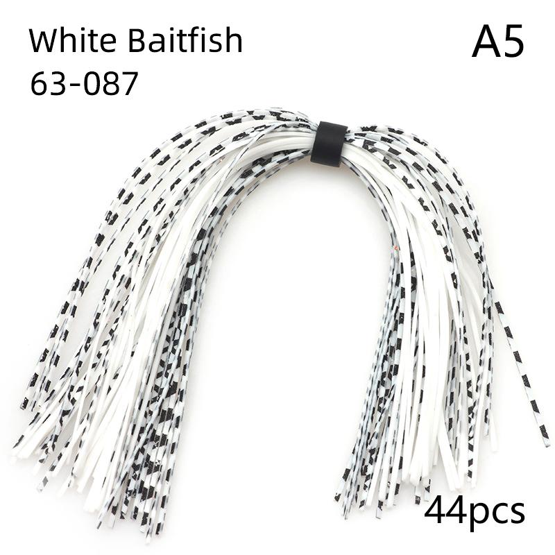 Silicone Skirts Fly Tying Material for Spinnerbait Long Tail Jig Lures Custom Fishing Bait Accessory