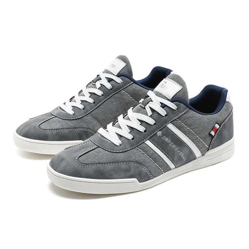 Men's Shoes Autumn Breathable Hong Kong Style Canvas Shoes Niche with Student Leisure Sports Board Shoes Large Size 48 Shoes