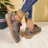 Fashion New Style Ladies Grey Sneakers Soft-soled Comfortable Shoes Women Leisure Joker Walking Shoes Tenis Feminino Zapatos Mujer