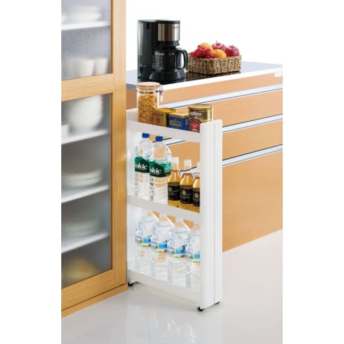 Fudo Giken Smart Wagon Fit 45-3 Tier, Dimensions: 12.5cm W X 45cm D X 76.2cm H