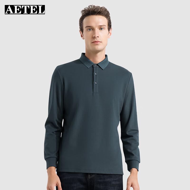AETEL Unisex Long Sleeve Antibacterial Polo Shirt 3XL
