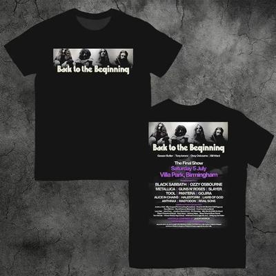 New Style Black Sabbath Jersey Ozzy Osbourne Back To The Beginning Heavy Metal Rock T-shirt Plus Size Unisex Best Selling Top