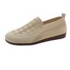 Fashion Autumn New Single Shoes Women's Fashion Round Head Deep Mouth Mesh Fabric Hollow Breathable Soft Sole Non-slip Flat Shoes