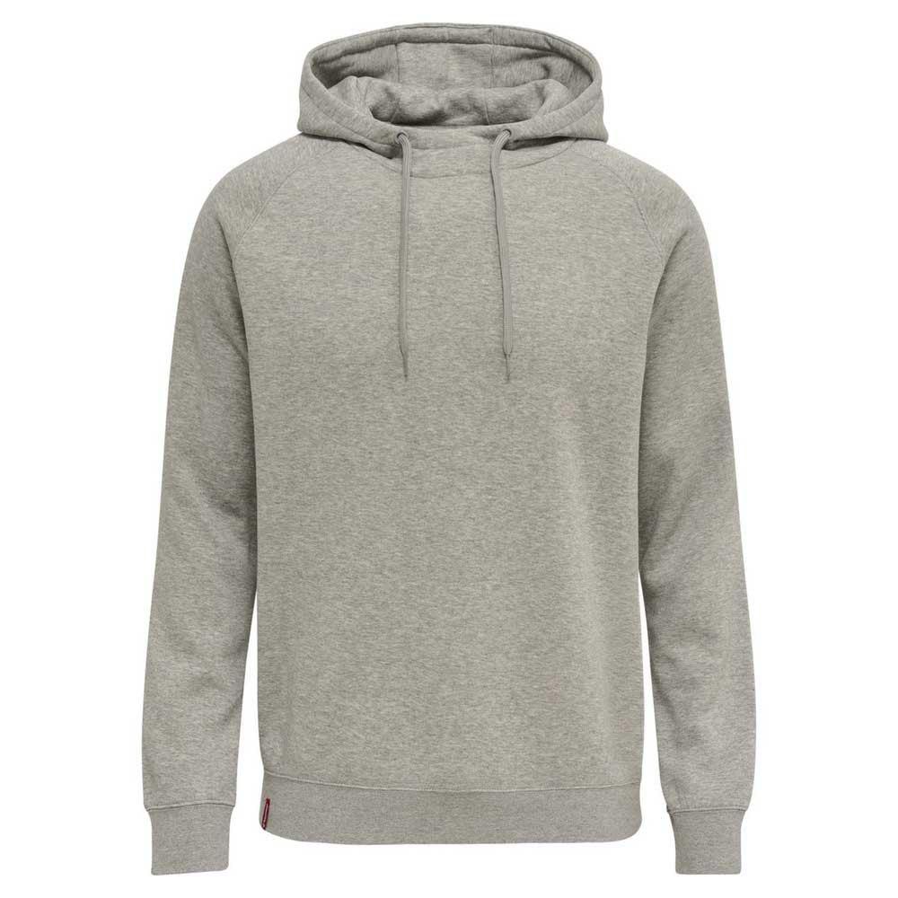 Hummel Grau Kapuzenpullover Red Classic - Bild 5