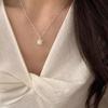 Women Light Luxury Niche Korean Style Shell Imitation Pearl Pendant Clavicle Necklace