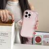 Wave Cream Shell Is Suitable for Apple 15/16 Pro Mobile Phone Case, Transparent iPhone13/14 Photo Frame DIY Material Soft.