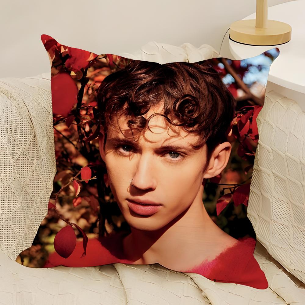 

Singer TTroye SSivan Pillow Case Natural Linen DoubleSided Printing Sofa Home Decor Cushion Cover 30X30cm