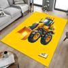 1PC Bulldozer Construction Extra Large Non-Slip Floor Carpet, Office, Family, Bedroom, Studio - Large Area Rug Indoor Rugs, Vibrant Colors-W241
