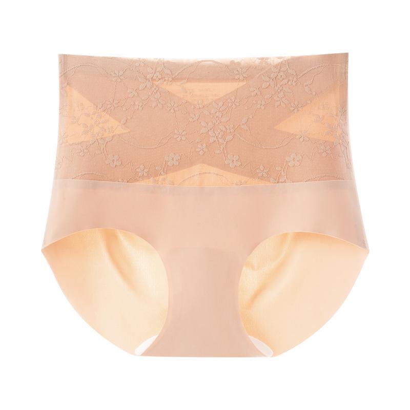 X Bandage Goddess 10A High Waist Seamless Nude Women's Underwear - Elastic, Breathable, Moisture-Wicking & Quick-Drying with Silk Crotch