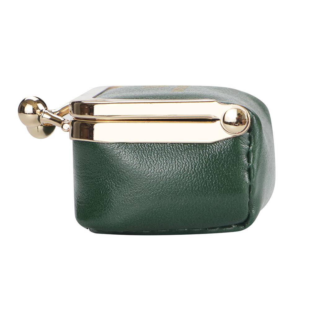 Small Size, Royal Bagger Retro Genuine Leather Mini Kiss Lock Coin Purse – Women's Jewelry Box for Earrings, Rings & More 3894