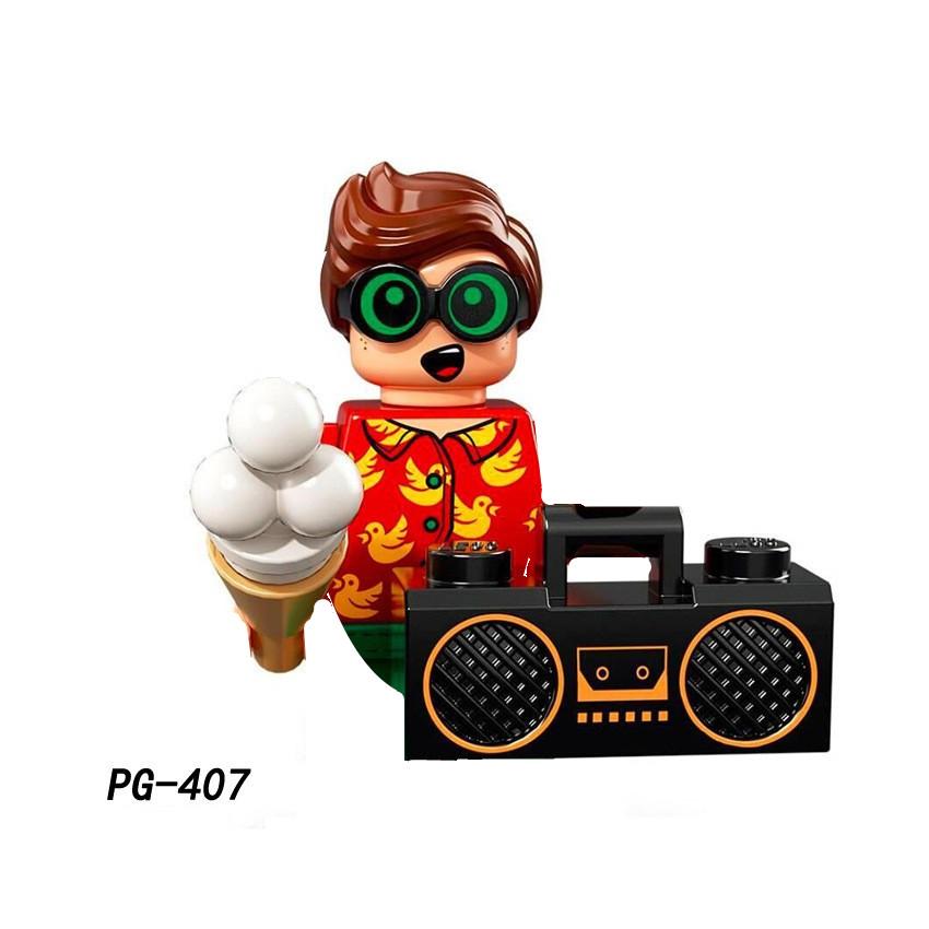 PG8141 Anime Cartoon Doll Building Blocks Kawaii Banana Man Shark Educational Toys Children's Home Gift Constructor Adventure