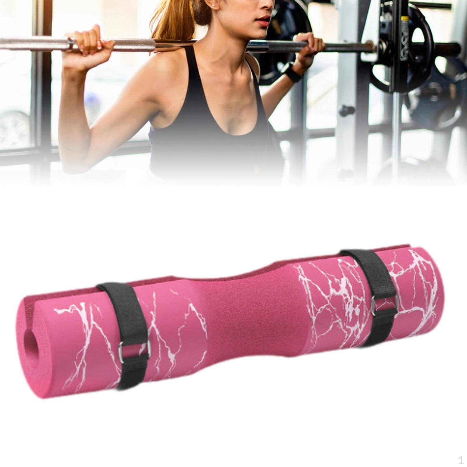 

Barbell Pad Neck Shoulder Non Slip Portable Comfort Weight Lifting Bar Pads Squat розовый