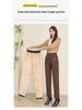 Plus Size Winter Velvet Pants for Middle-Aged Women - Warm, Loose, Casual Fit