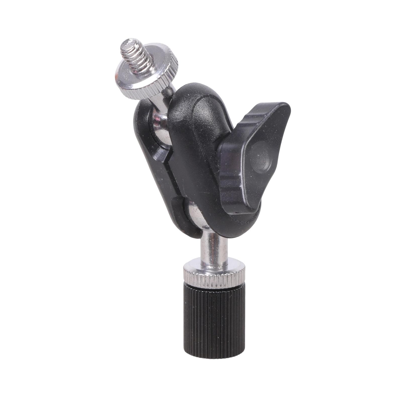 

Professional Rotatable 1/4inch Male To Female Threaded Bracket Clamp For Phone Video Mount Camera LED Light Microphone 1