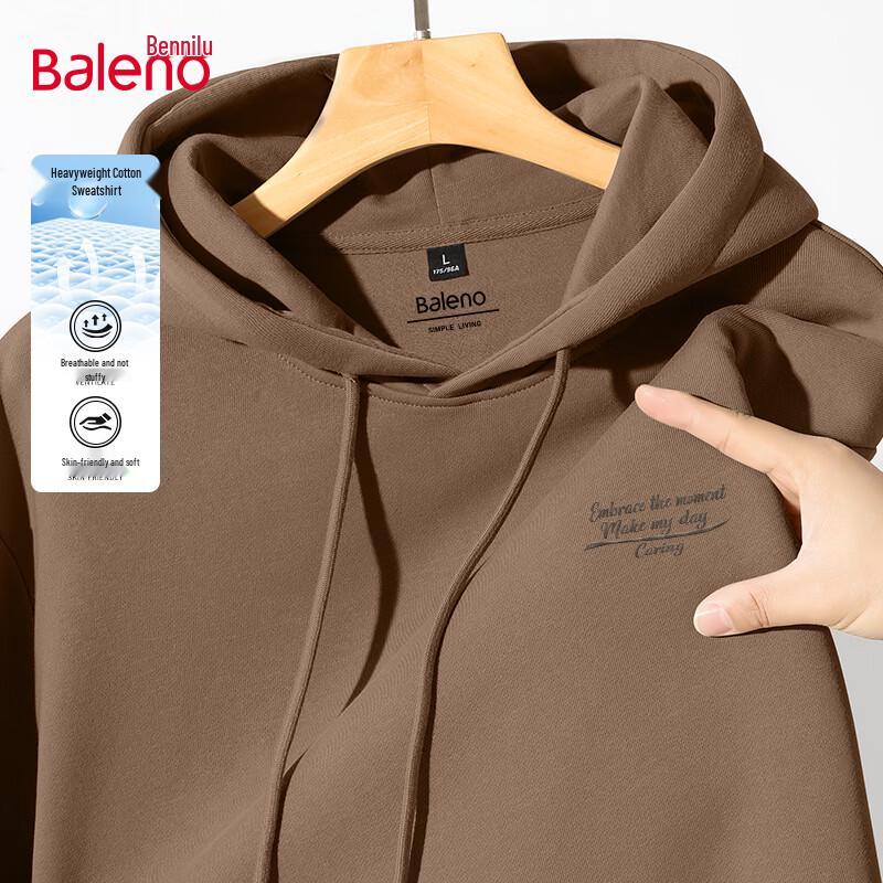 Baleno 2026 Spring Heavyweight Oversized Pullover Hoodie M