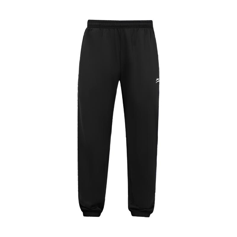 Мужские вязаные спортивные штаны Li Ning Черные Умеренные спортивные штаны ASWKS35-1 L