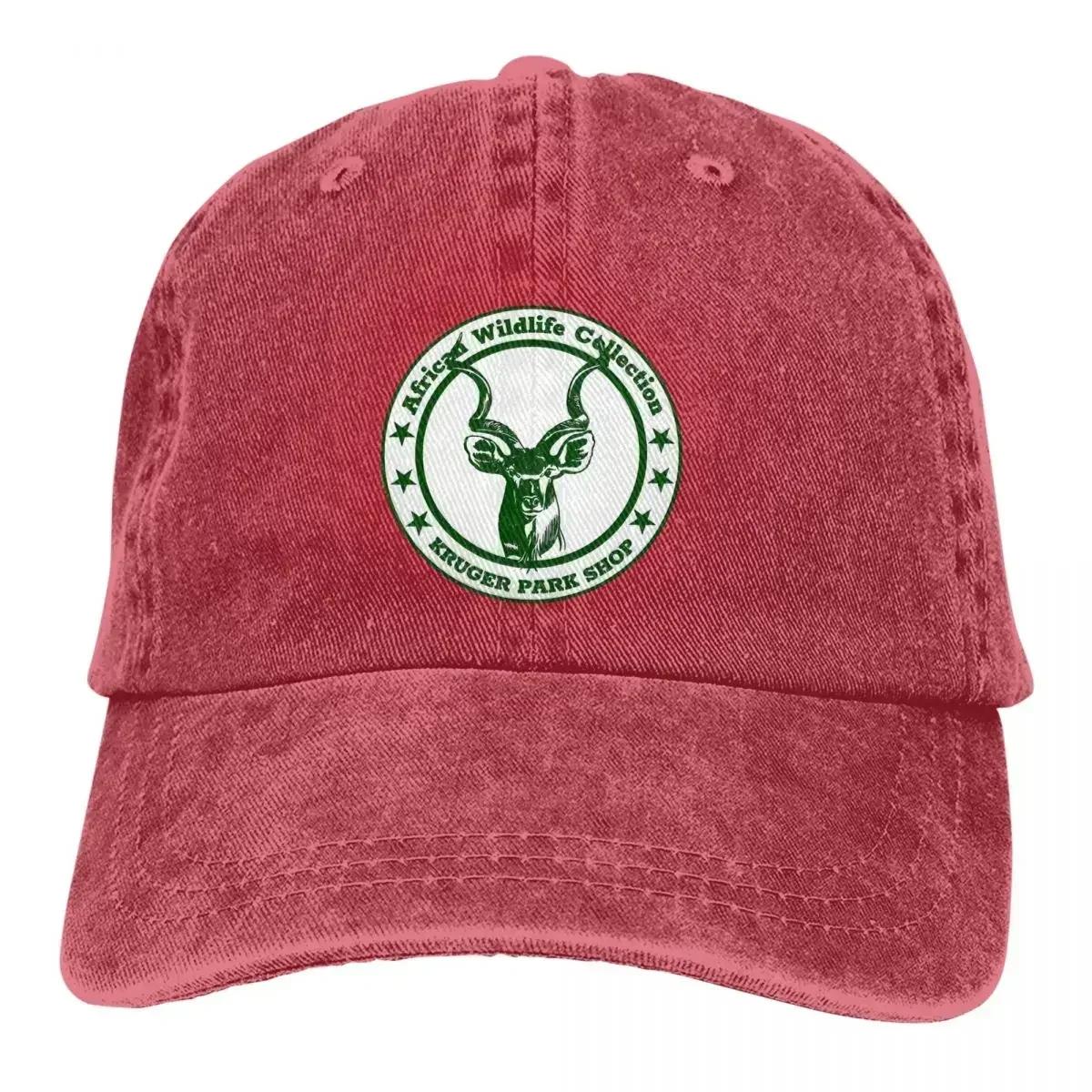 

Washed Unisexs Baseball Cap Deer Kruger Park Shop Trucker Snapback Caps Dad Hat Animal Golf Hats One Size