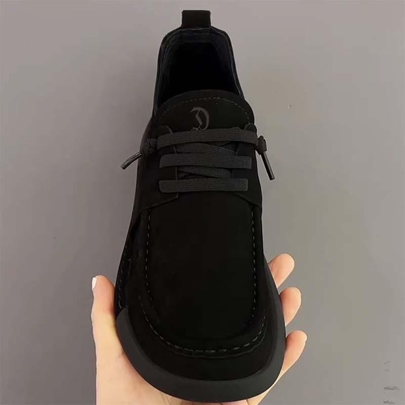 2025 New Men's Shoes Spring Fashion Soft Leather Business Casual Shoes Versatile Soft Bottom Non Slip Leather Shoes