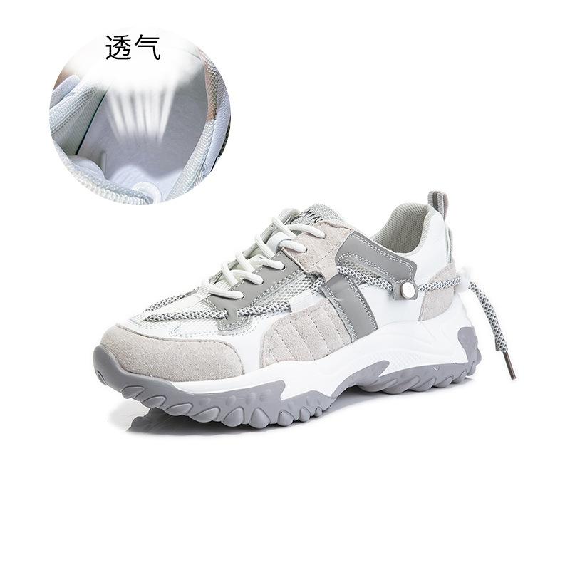 

Leather dad shoes women s 2025 new spring women s casual single shoes sports women s shoes shallow flat shoes children s tide 40