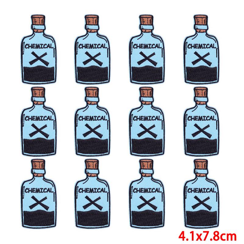 10 teile/los Großhandel Stickerei Patch Eisen Auf Patches Für Kleidung Patches Auf Kleidung Jacken Dekor Applikation Nähen Liefert