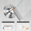 1Set Durable Three-Pole Spherical Knob Lock Aluminum Alloy 25-45mm Door Handle Lock with 3 Keys Entry Sliding Keyed Locks