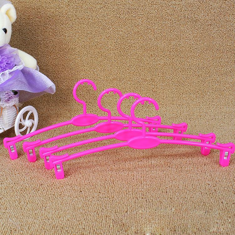 

30 шт./лот Нескользящая Усиленная Пластиковая Вешалка Стойка для Бюстгальтеров Вешалки для Мягкого Нижнего Белья Нескользящий Волшебный Зажим для Нижнего Белья Трусиков ярко-розовый