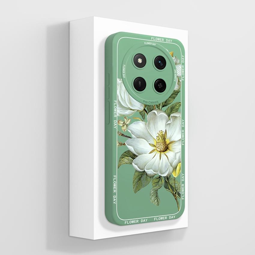 

Чехол для телефона Huawei Honor X9c Smart X7c X8 400 Lite с красивым узором бабочки, из жидкого силикона, с усиленной защитой от падений, защитный чехол для Huawei Honor X9c 5G