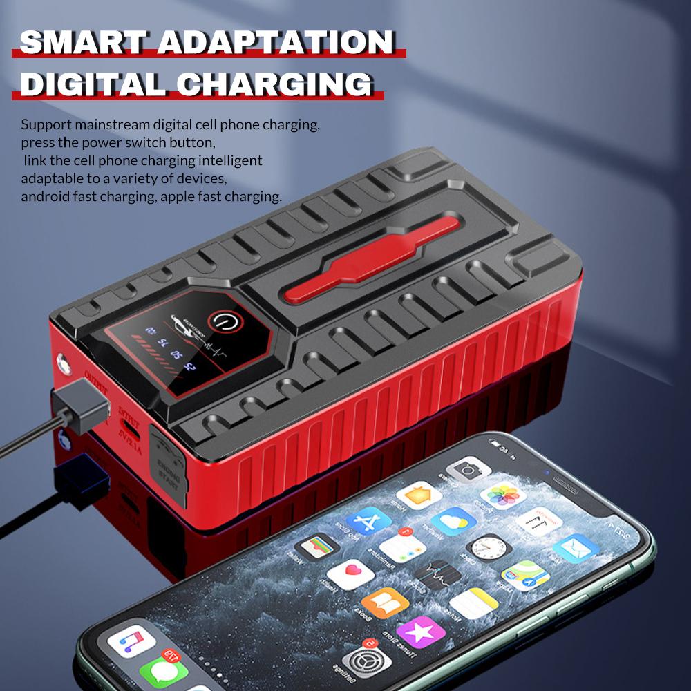 Car Jump Starter Booster Jumper Box Power Bank 12V Portable Battery Charger 6000mAh Starting Device Car Booster Pulse Repair