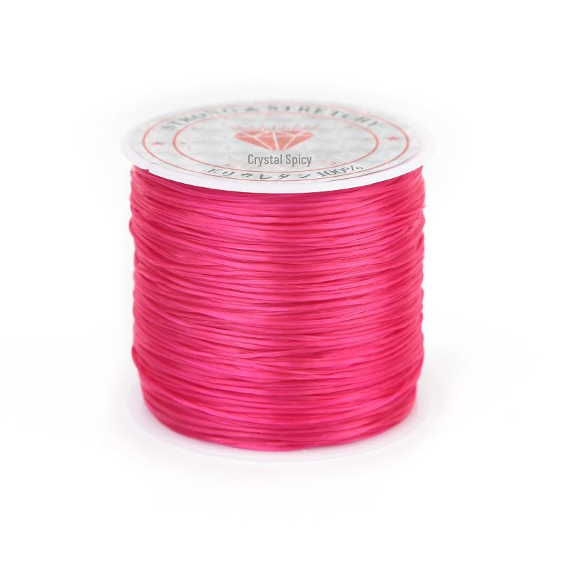 

Набор для самостоятельного плетения браслета из эластичных хрустальных бусин Будды. 60m/Roll Elastic розы красного