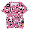 Cute Panda T-shirt Funny Animal 3D Print Men Women Short Sleeve T Shirts Streetwear Harajuku Y2K Tees Tops Unisex Kids Clothing