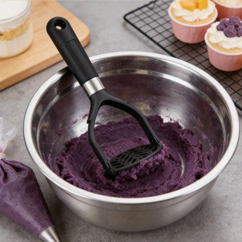 Handheld Potato Ricer Durable Plastic For Easy Processing Of Vegetables And Fruits Effortless Smashing