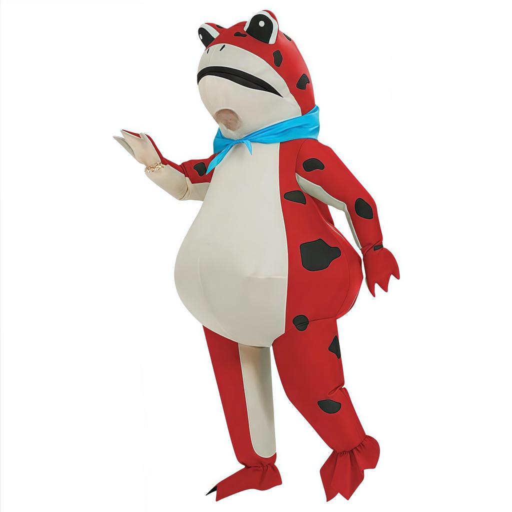 Internet Celebrity Frog Doll Costume Toad Hood Clothes Toad Essence Mascot Stall Selling Frog Inflatable Clothes