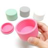 20ml Portable Silicone Travel Jar with Lid Cosmetic Face Body Hand Cream Mini Case for Jewelry Cream Powder