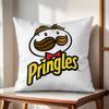Classic PPringles Cushion Cover Natural Linen Organic Fabric DoubleSided Printing Couch Pillow Covers Home Decor