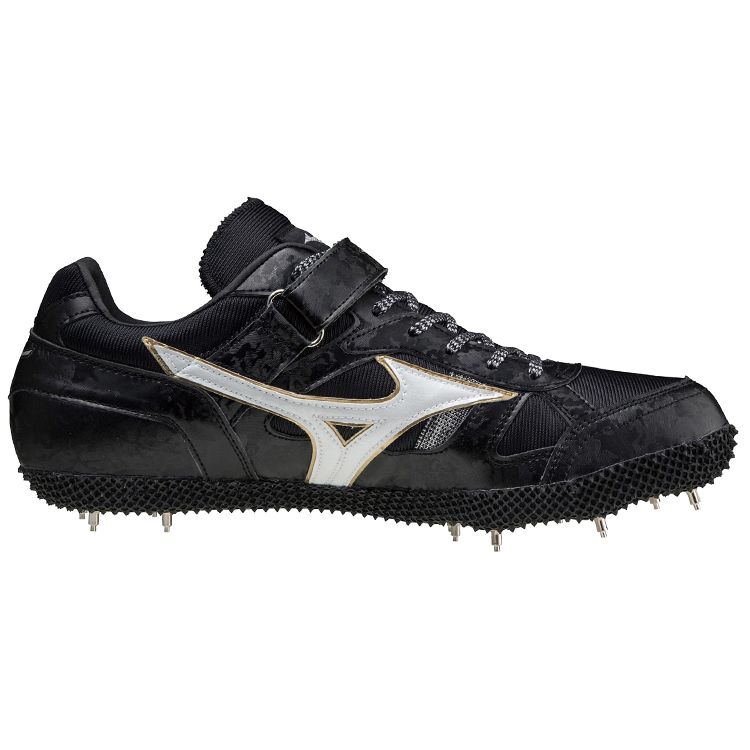Mizuno Field Geo HJ-C Low Top Professional Running Shoes Unisex Running Shoes Black White U1GA204252