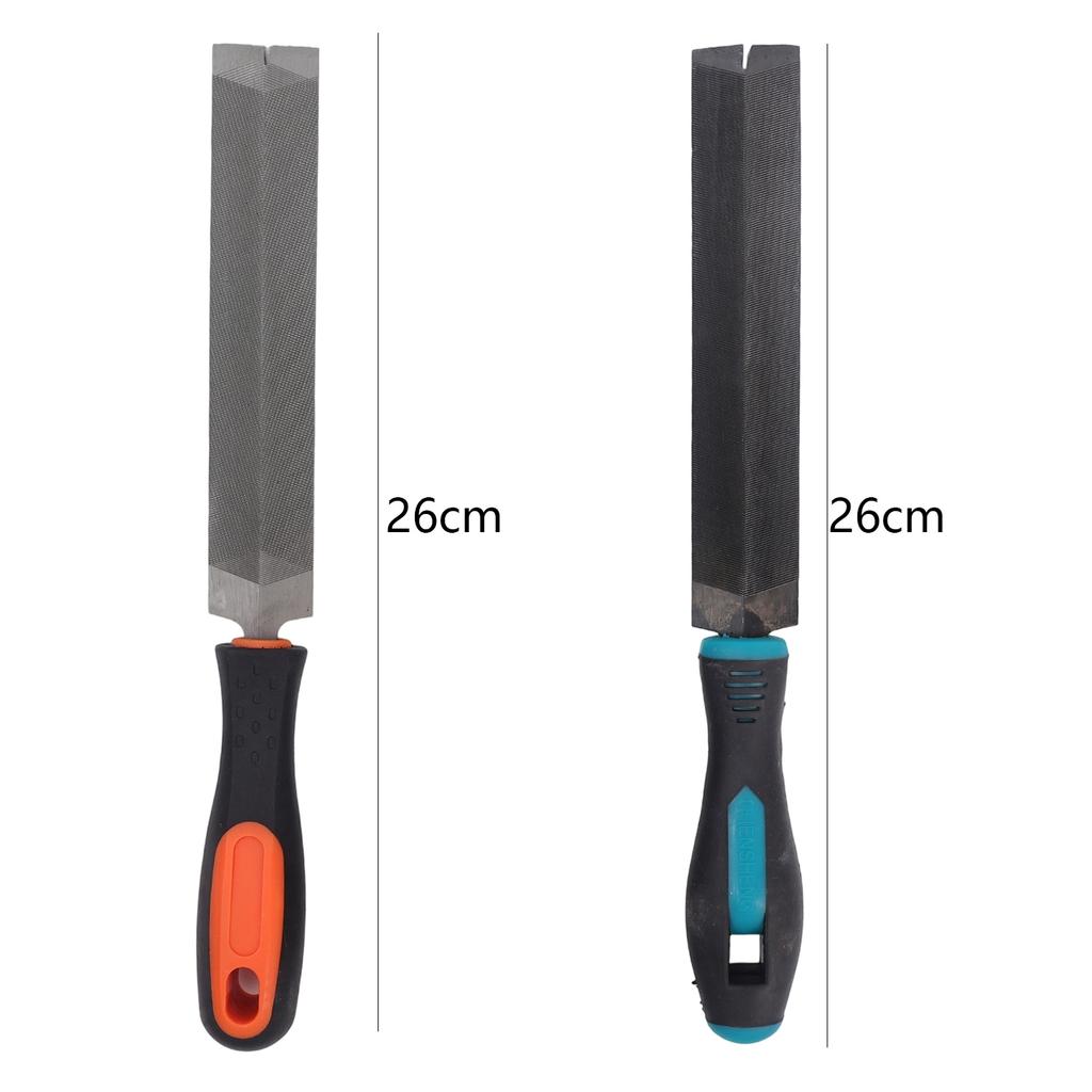 26cm Metal Steel Wood Rasp for Sharpening Saw Blade Woodworking Tools Fine Toothed Files Diamond Shaped File Specific Polishing