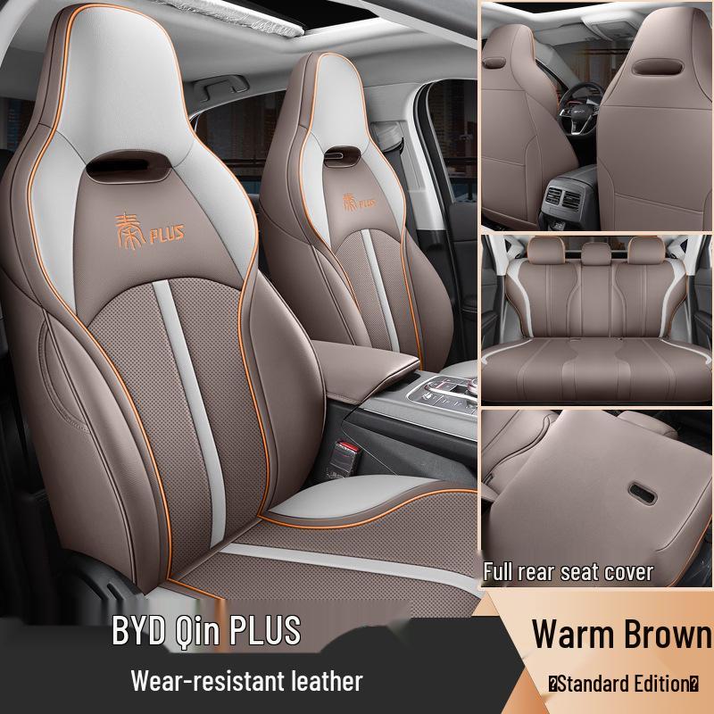 BYD Qin PLUS Dedicated Seat Cover: Four-Season Full Wrap DMi/EV Universal Cushion