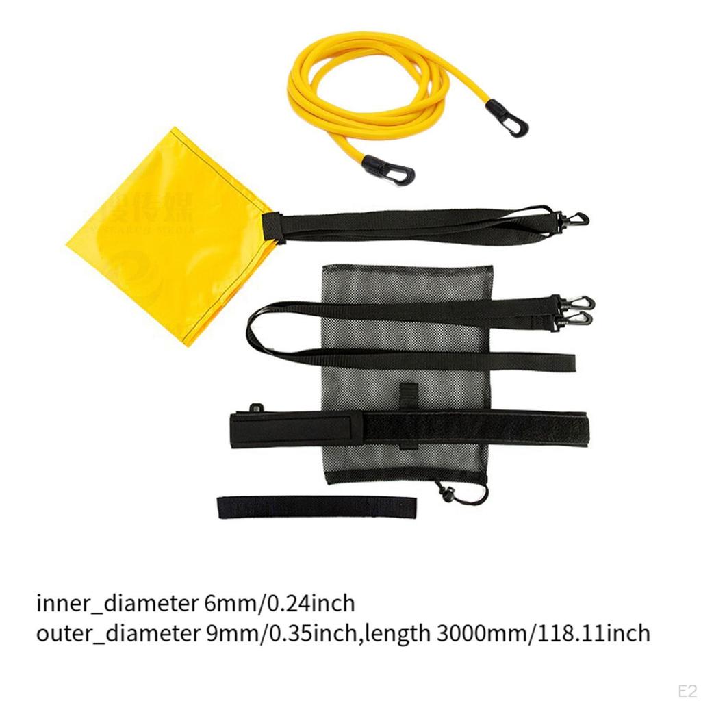 Kit Featuring Resistance Belt And Swim Parachute
