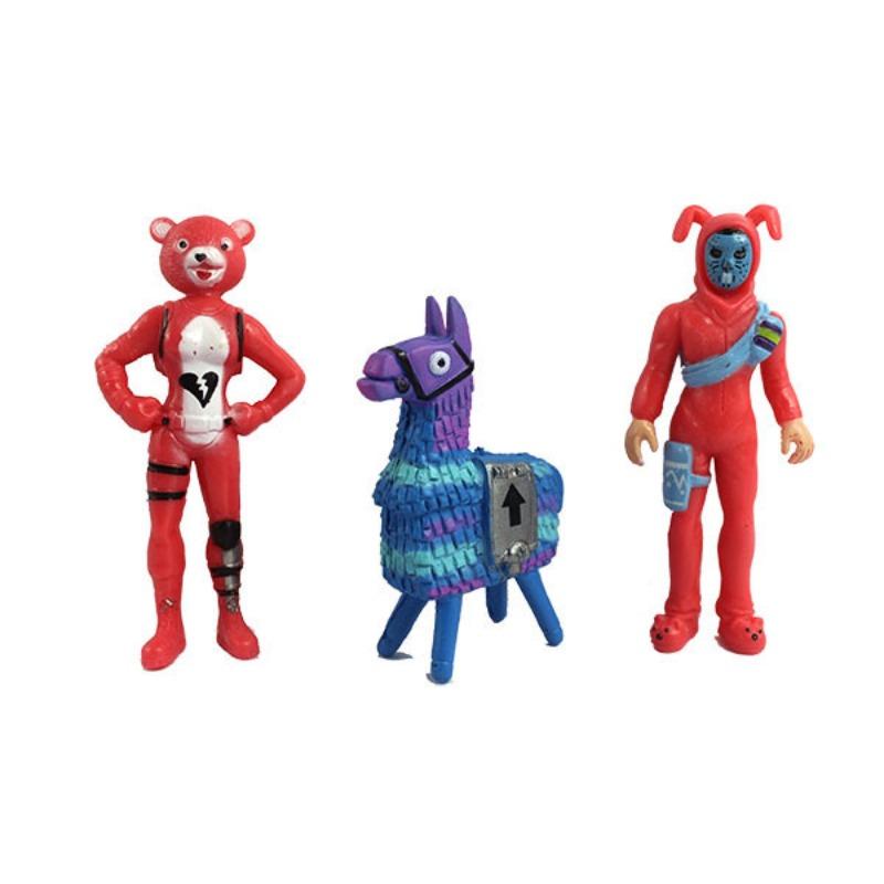 12pcs/set Fortnite Game Action Figure Anime Cartoon Model Toy Doll Kawaii Room Decoration Cosplay Figurin Kids Birthday Gift PVC Poseable Articulated