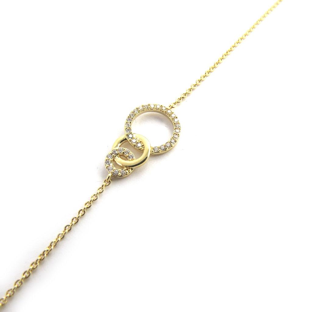 Les Trésors De Lily [M8849] - Bracelet Plaqué Or 'Déesse'