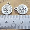 10 szt./partia Srebrny kolor Czakra Amulet OM Budda Lotos Wisiorki Pasują do DIY Tworzenie Biżuterii Elementy Akcesoria do Bransoletki Jogi 15*15mm