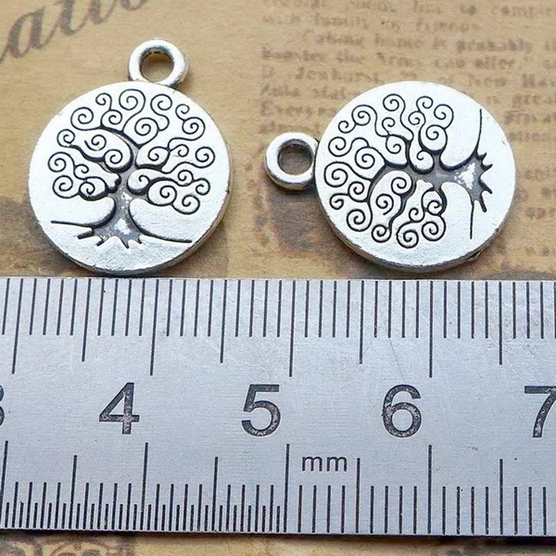 10 szt./partia Srebrny kolor Czakra Amulet OM Budda Lotos Wisiorki Pasują do DIY Tworzenie Biżuterii Elementy Akcesoria do Bransoletki Jogi 15*15mm
