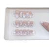 Hand-woven Armor New Style Oil Painted Small Flower Hand-painted Plaster Colorful Petals Cat Eye Nail Art Sticker