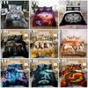 Wolf Soft Quilt Doona Duvet Cover Set Single/Double/Queen/King Size Bed Set AU