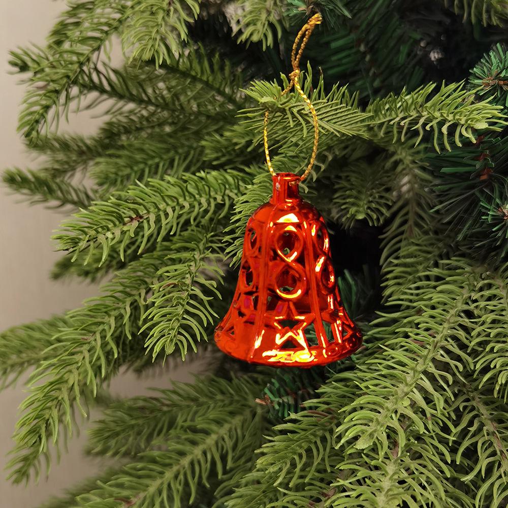 Sada vánočních dekorací: Vánoční ozdoby, Zvony a Hodiny (12 kusů)