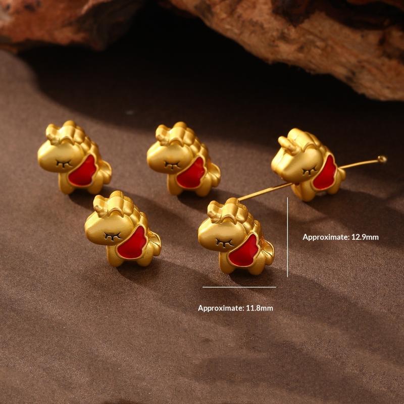 5Pcs Zinc Alloy Painted Pony Pendant Charms Diy Necklace Bracelet Earrings Accessorie