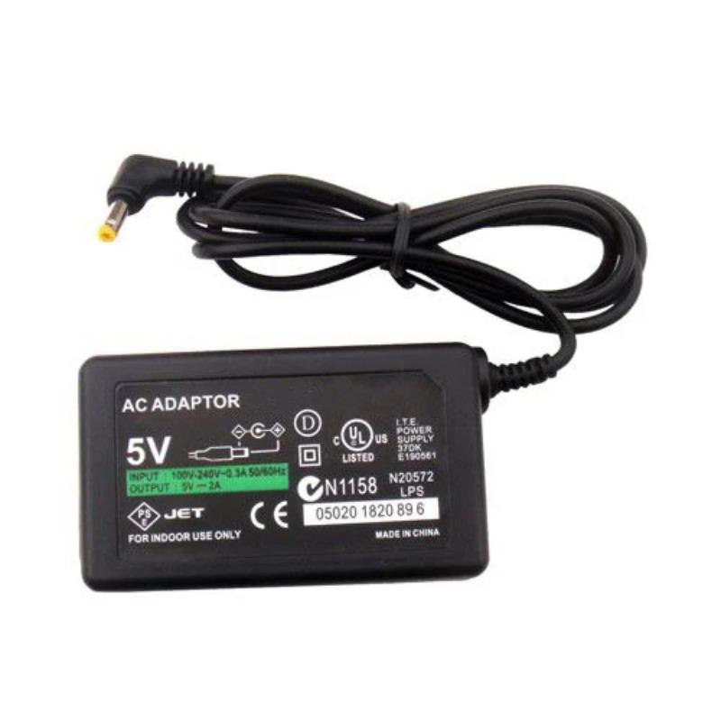 Accesorios para Videojuegos Adaptador de CA de 5 V Cargador de Pared para el Hogar Fuente de Alimentación de Carga para Consola Sony PSP 1000/2000/3000 Cargador con Enchufe UE/EE. UU.