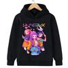 Autumn and Winter KPop Demon Hunters Printed Girl Clothing Children's Long-sleeved Hoodie Fashion Warm Children's Sweatshirt