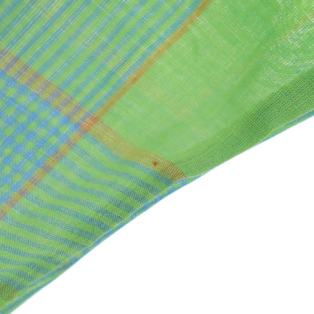 B.V.D 60s Vintage Check Pattern Long Sleeve Button Down Shirt M Green Men's Used