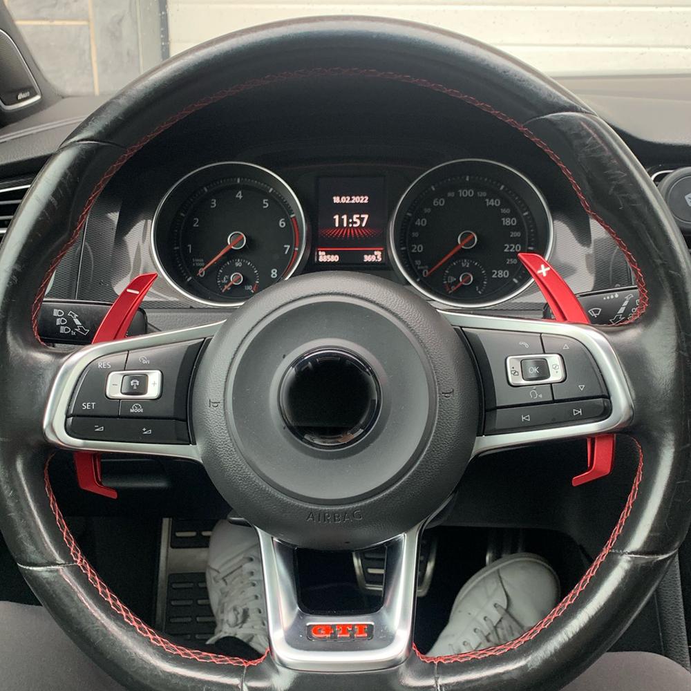 VW GOLF GTI R GTD GTE MK7 POLO GTI Scirocco Tiguan Rline PASSAT T-ROC İçin 2 Adet Yedek Direksiyon Vites Kulakçığı Shifter